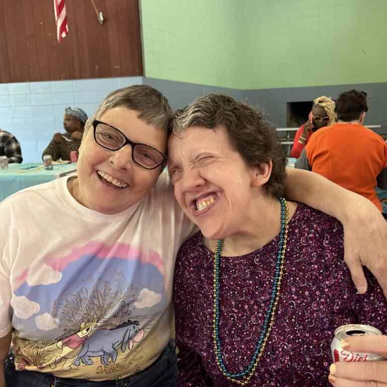 Lori and Tina of Thomas House at Wingspan's 2025 Annual Client Picnic